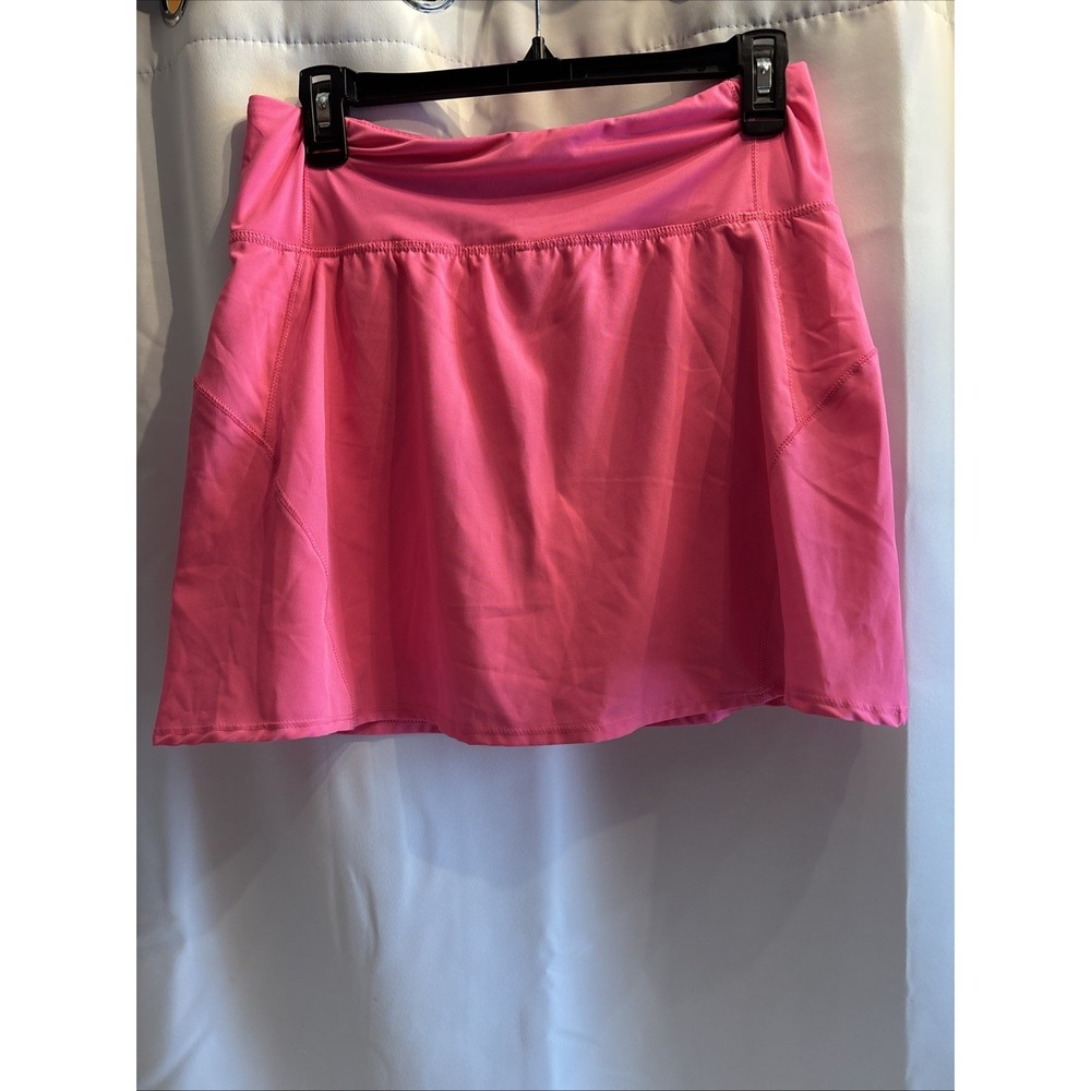 RBX Active Tennis Skort Elastic Waistband Skort Pink M Pickleball Athleisure